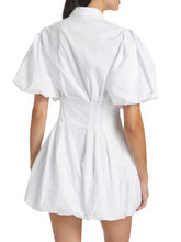 Load image into Gallery viewer, CLEO BALLOON PINTUCK MINI DRESS