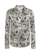 Load image into Gallery viewer, TYLER BLOUSE MAP OF PARIS
