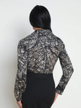 Load image into Gallery viewer, NINA L/S BLOUSE MAP OF PARIS
