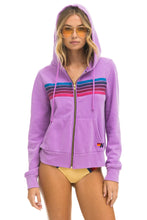 Load image into Gallery viewer, 5 STRIPE ZIP HOODIE