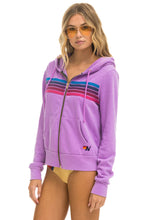 Load image into Gallery viewer, 5 STRIPE ZIP HOODIE
