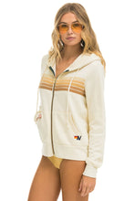 Load image into Gallery viewer, 5 STRIPE ZIP HOODIE