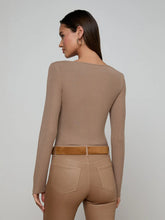 Load image into Gallery viewer, VANYA L/S SCOOP NK TOP