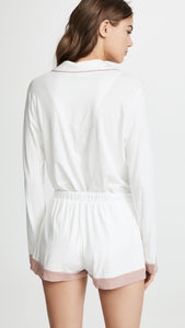 Bella Long Sleeve Top & Boxer Pajama Set