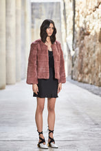 Load image into Gallery viewer, Fur Panel Cropped Jacket
