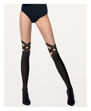 Load image into Gallery viewer, X Marina Hoermanseder Double Buckle Tights
