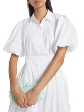 Load image into Gallery viewer, CLEO BALLOON PINTUCK MINI DRESS
