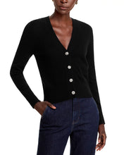 Load image into Gallery viewer, SOLENE CASHMERE CARDIGAN W/ RHINESTONES
