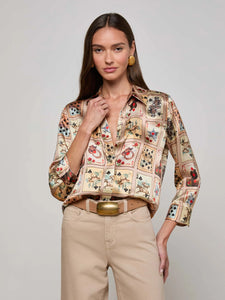 DANI 3/4 SLEEVE BLOUSE