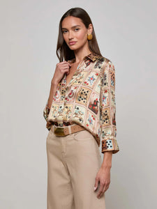 DANI 3/4 SLEEVE BLOUSE