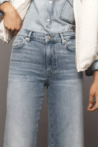 LE PALAZZO CROP RAW FRAY
