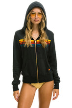 Load image into Gallery viewer, 5 STRIPE ZIP HOODIE
