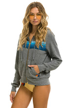 Load image into Gallery viewer, 5 STRIPE ZIP HOODIE
