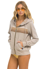 Load image into Gallery viewer, 5 STRIPE ZIP HOODIE
