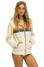 Load image into Gallery viewer, 5 STRIPE ZIP HOODIE
