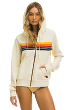 Load image into Gallery viewer, 5 STRIPE ZIP HOODIE
