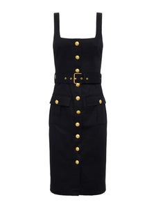 IDY BUTTON FRONT DRESS