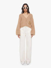 Load image into Gallery viewer, THE PUFFY SLEEVE VARSITY CARDIGAN
