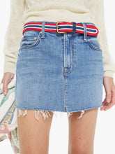 Load image into Gallery viewer, THE DITCHER MINI FRAY SKIRT
