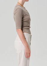 Load image into Gallery viewer, NALI SHORT SLEEVE HENLEY
