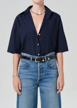 Load image into Gallery viewer, FRANCES CROPPED CAPE BUTTON UP
