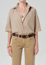 Load image into Gallery viewer, FRANCES CROPPED CAPE BUTTON UP
