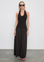Load image into Gallery viewer, COTTON HALTER DRESS
