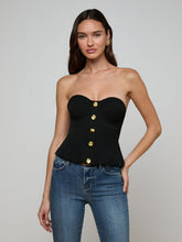 Load image into Gallery viewer, ANNA STRUCTURED PEPLUM CORSET
