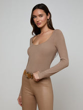 Load image into Gallery viewer, VANYA L/S SCOOP NK TOP
