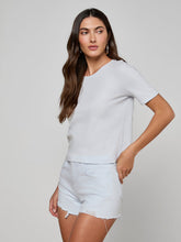 Load image into Gallery viewer, STORMY SS CROP CRW NK TEE
