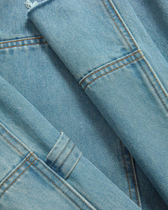 TAYLOR WIDE LEG JEAN WITH CHAPS
