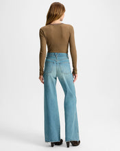 Load image into Gallery viewer, TAYLOR WIDE LEG JEAN WITH CHAPS
