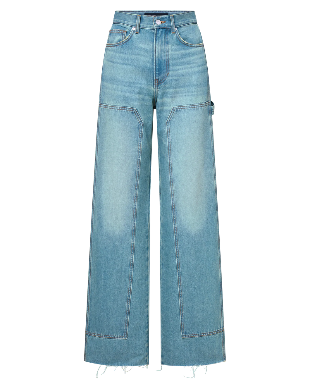 TAYLOR WIDE LEG JEAN WITH CHAPS