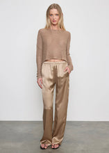 Load image into Gallery viewer, LINEN OPEN KNIT BATEAU SWEATER
