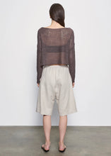 Load image into Gallery viewer, LINEN OPEN KNIT BATEAU SWEATER
