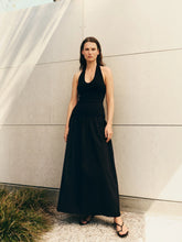 Load image into Gallery viewer, COTTON HALTER DRESS
