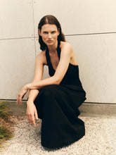 Load image into Gallery viewer, COTTON HALTER DRESS
