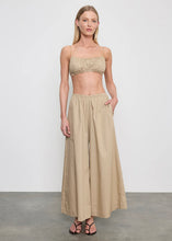 Load image into Gallery viewer, COTTON CROPPED PALAZZO PANT
