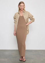 Load image into Gallery viewer, MILITARY RIB SLIM TANK DRESS
