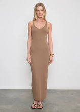 Load image into Gallery viewer, MILITARY RIB SLIM TANK DRESS
