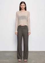 Load image into Gallery viewer, LINEN OPEN KNIT BATEAU SWEATER
