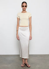 Load image into Gallery viewer, SUPIMA BABY RIB CROPPPED TEE
