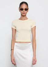 Load image into Gallery viewer, SUPIMA BABY RIB CROPPPED TEE
