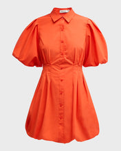 Load image into Gallery viewer, CLEO BALLOON PINTUCK MINI DRESS
